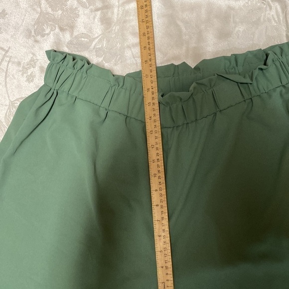 Shein Plus Paper Bag Waist Belt loop 
Trousers, 3x  Straight Leg - Picture 6 of 9